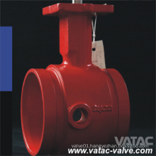 Lever Cast Steel Grooved Ends Clamp Butterfly Valve